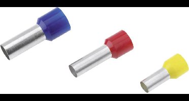 Cimco 18 0949 Adereindhulzen 1.50 mm² Deels geïsoleerd Zwart 100 stuk(s)