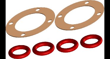 Team Corally - Diff Gasket - 1 Set