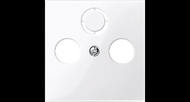 Merten 296719 Aansluitdoos voor satellietschotel Afdekking System M, 1-M, M-Smart, M-Plan, M-Creativ Polar-wit (glanzen