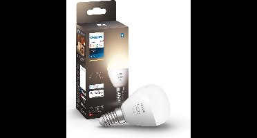 Philips Hue Slimme Lichtbron Luster E14 - warmwit licht - 5,7W - Bluetooth