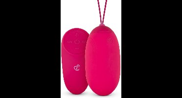 EasyToys - XL Vibratie Ei met Afstandsbediening - Bekkenbodemtrainer - Vibrerende Eieren - Vibrators voor Vrouwen - Sex Toys voor Vrouwen - Vibrators - Koppel Vibrator - Vibrerend Ei met Afstandsbediening - Roze