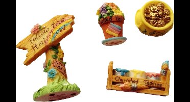 Cherished Teddies - Follow the rainbow - Decoratie - Beeldjes - Verzamel set - Regenboog