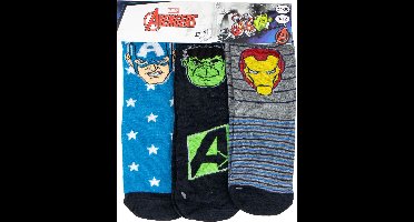 MARVEL AVENGERS SOKKEN - 3 PAAR SOKKEN - MAAT 23-26