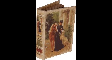 Baroque - Opberger - Opbergboek Dame 20 cm - Bruin - 20x14x4 - PU Leather