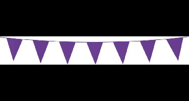 3x Mini Vlaggenlijn Paars 3 meter - Verjaardag Feest Party Festival Poolparty Decoratie