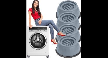 Trillingsdempers Wasmachine - 4 Stuks - Wasmachine Verhoger - Wasmachine Dempers - Droger - Vaatwasser