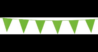 3x Mini Vlaggenlijn Licht Groen 3 meter - Verjaardag Feest Party Festival Poolparty Decoratie