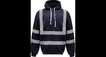 Yoko Hi-Vis pullover hoodie YHVK05 - Navy - 3XL