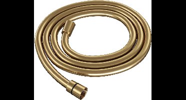 Brauer Gold Edition doucheslang 150cm glad - geborsteld goud PVD