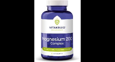 Vitakruid Magnesium 200 Complex - 2 x 90 tabletten - Voordeelverpakking
