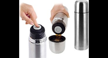 KOOPMAN Thermoskan Bullet 1 Liter RVS