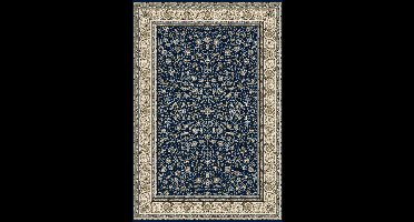 Rugsman Classico 057.0221.3434 Vloerkleed - 300 x 390 cm - Blauw - Rechthoekig - Polypropylene - Eetkamer, Woonkamer - Bloemen - Klassiek