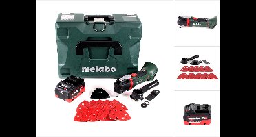 Metabo MT 18 LTX snoerloze multitool 18V ( 613021840 ) OIS/Starlock-compatibel + 1x oplaadbare accu 5,5Ah + koffer - zonder oplader