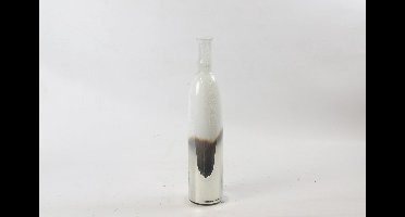 Fles smal ro Caryn S wit/silber