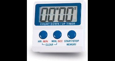 ETI - Kookwekker / Timer - Optellend/Aftellend - Luid alarm 80 dB - tot 19 uur en 59 minuten