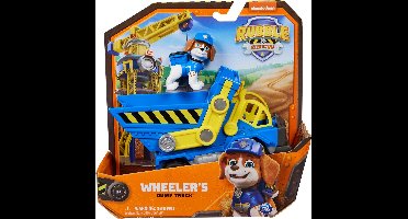 Rubble & Crew - Wheeler’s Kiepwagen met speelfiguur en beweegbare onderdelen - PAW Patrol speelgoed