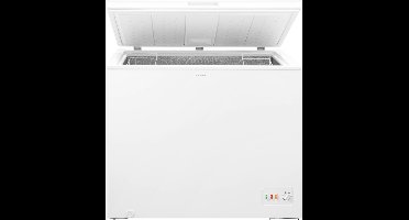 Inventum VK1285W Low Frost energiezuinige grote vrieskist - 300 liter - 128,5 cm breed - Energielabel C - Geschikt voor garage tot -15°C - Ledverlichting - Diepvrieskist - 2 opbergkorven - Wit