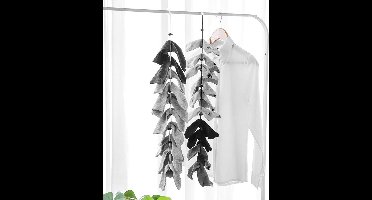 Sokken Waslijn – Sokken Organizer – Sokken in de Was – Waskoord – Sokken bijeen houden – Sokken Wassen – Koord – Wit – 10 paar sokken