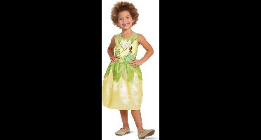 DISNEY Prinses - Prinses & THE FROG, Tiana Basic jurk Plus, Maat S (5 - 6 jaar), Meisjes