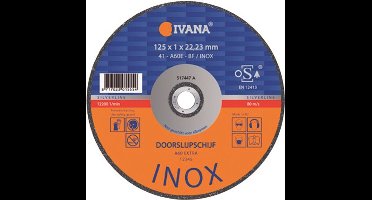 Ivana Doorslijpschijf Inox Vlak 230x1.9x22.2mm