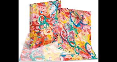 Elastomappen A4 karton schilderkunst