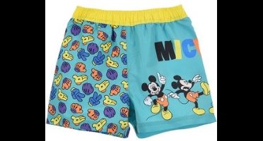 Mickey Mouse zwemshort - groen - Disney zwembroek - maat 128