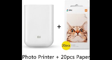 Draagbare Fotoprinter - Bluetooth 5.0 Thermische Labelprinter - Multifunctionele Pocket Printer voor Smartphone