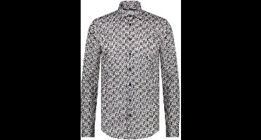 Blue Industry Overhemd Print Blauw - Maat 39 - Heren - Overhemden Casual