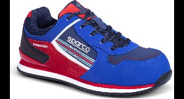 Sparco GYMKHANA MONTECARLO – Veiligheidsschoen S3S in Martini Racing Stijl - blauw-rood - Maat - 47
