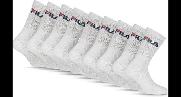 FILA Tennis- & Sportsokken - Maat 39/42 - 9 Pack - Wit
