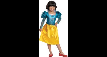 DISNEY - SNOW WHITE LIVE ACTION, Sneeuwwitje Live Acton jurk Basic Plus, Maat M (7-8 jaar)
