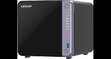 QNAP TS-432X-4G data-opslag-server NAS Tower Alpine Alpine AL-524 4 GB DDR4 QNAP QTS Zwart