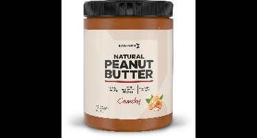 Body & Fit Natural Crunchy Peanut Butter - 100% Pindakaas - Pindapasta - 1 kg
