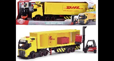 Dickie Toys - Vrachtwagen Volvo DHL truck - Heftruck
