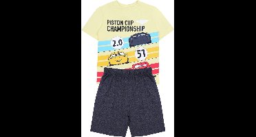 Geel-grijze jongenspyjama AUTA DISNEY