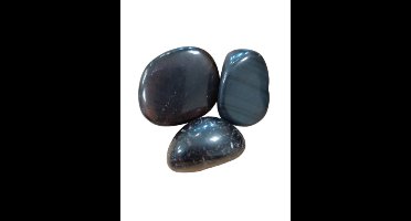 Obsidiaan zwart trommelstenen 100 gr. (mt3)