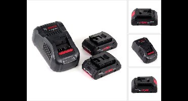 Bosch Professional - 18v starterset met 2 accu's ProCore18V 4.0Ah +  Lader GAL 1880 CV