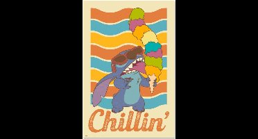 Stitch poster - Disney - Chillin - Hawai - Lilo - 61 x 91.5 cm
