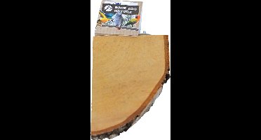 Back Zoo Nature Houten Plateau Kwartrond - Vogelaccessoires - 10-18 Cm