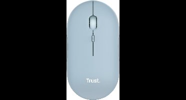 Trust Puck - Draadlloze Muis - Ultra dun - Oplaadbaar - USB-ontvanger - Blauw