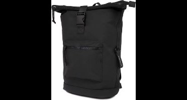 Norlander Dull PU Waterdichte Rugzak 46L - Roltop Rugzak - Fietrugzak - Zwart