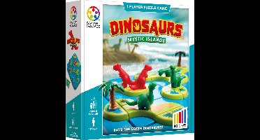 SmartGames - Dinosaurs Mystic Islands - 80 opdrachten - Breinbreker - dino's