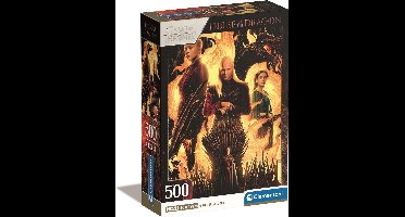 Clementoni - Puzzel - 500 Stukjes - House of Dragon - Compact Box - Puzzel Voor Volwassenen