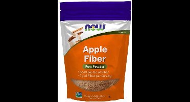 NOW FOODS, Apple Fiber – Pure Poeder – Voedingsvezel, Non-GMO, Vegan , 340 g