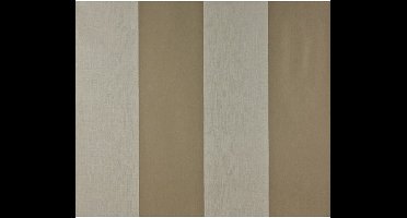Dutch Wallcoverings - Behang blokstreep beige - 5617-37