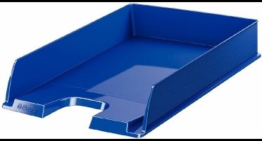 Esselte Brievenbakje/postvakje - 5x - blauw - A4 formaat - stapelbaar - bureau oprganizer