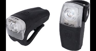 XLC CL-E16 Fietsverlichtingset - LED Fietslampjes – Inclusief batterijen
