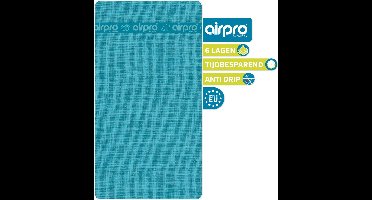 AIRPRO By Widex 6 laagse strijkdeken GIANT - 148 x 80 - Strijkmat - Strijkdeken voor op tafel - Tafelstrijkplank