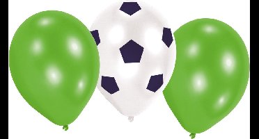 Amscan - Kicker Party / Voetbal - Ballonnen (6 stuks)