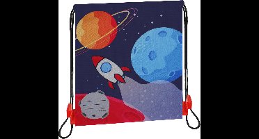 Starpak gymtas - rugzak - sporttas - 40x33 cm - Astronaut - zwemtas